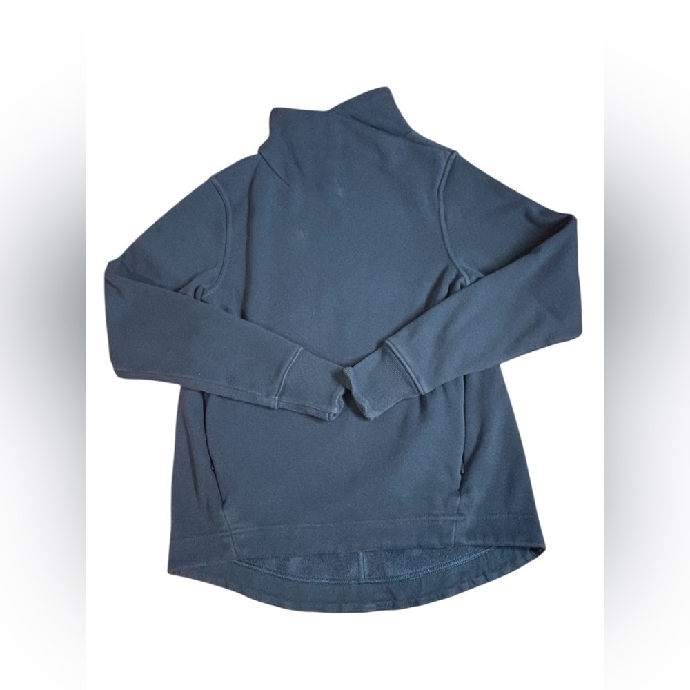 Athleta Deep Blue Cowl Neck Sweater - Picture 4 of 7